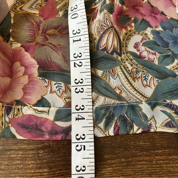 Vintage Victoria's Secret Gold Label Semi Sheer Kimono Robe One Size Floral 90’s - Picture 2 of 12